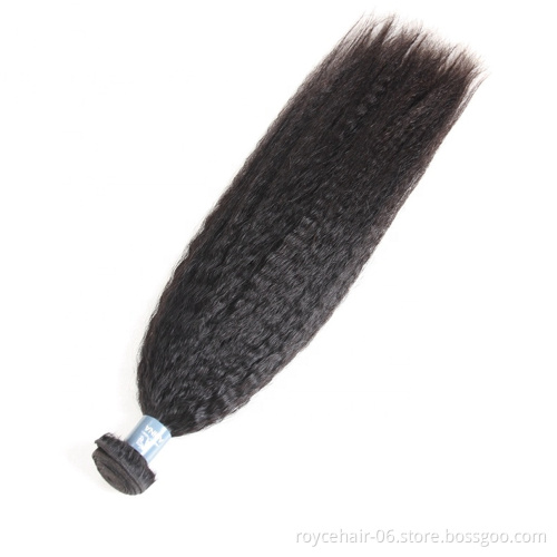 Cheap Perm 26 Inch Brazilian Virgin Raw Hair Extension Kinky Straight Yaki Human Hair Wet And Wavy Weave